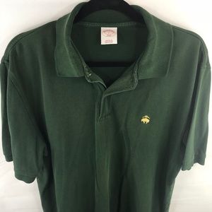 Brooks Brothers 346 Green Polo Shirt Large L